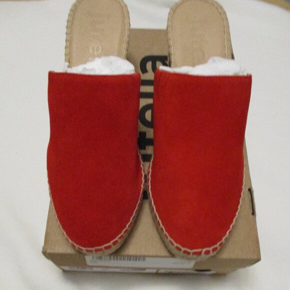 NEW JUTELIA Suede Wedge Espadrilles Slip On US 9 - 9.5 EU 40 New in Box - Picture 2 of 10
